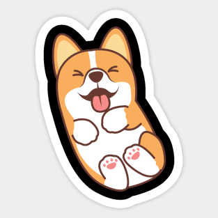 Funny Corgi Dog Lover Graphic Sticker